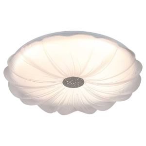 Светильник потолочный светодиодный ЭРА Классик без ДУ SPB-6 Muze 84W-3K-6,5K WH+CH 3000-6500К белый/шампань Б0070190