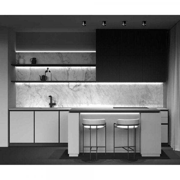 Потолочный светодиодный светильник Maytoni Technical Orlo C085CL-9W3K-B Потолочный светодиодный светильник Maytoni Technical Orlo C085CL-9W3K-B