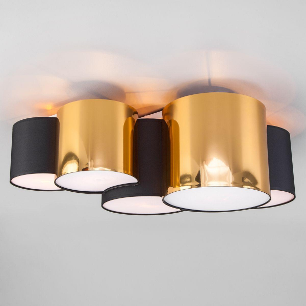 Потолочный светильник TK Lighting 3447 Mona Black/Gold Потолочный светильник TK Lighting 3447 Mona Black/Gold