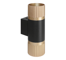 Светильник WOLTA WSL-GU10/W19BG-2 под лампу GU10 Черный / золотой DUO