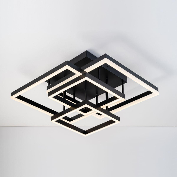 Потолочный светодиодный светильник Escada Union 10229/4LED Black Потолочный светодиодный светильник Escada Union 10229/4LED Black