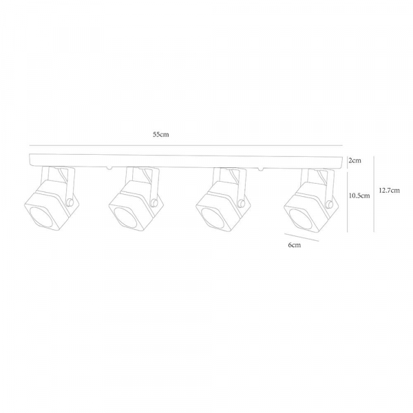 Потолочный светильник Arte Lamp A1315PL-4BK Потолочный светильник Arte Lamp A1315PL-4BK