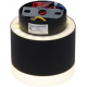 Потолочный светильник Reluce 53004-9.5-001IL GX53+LED3W BK