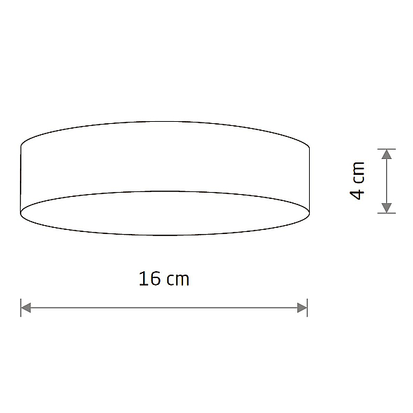 Потолочный cветильник Nowodvorski Lid Round Led Black 10416