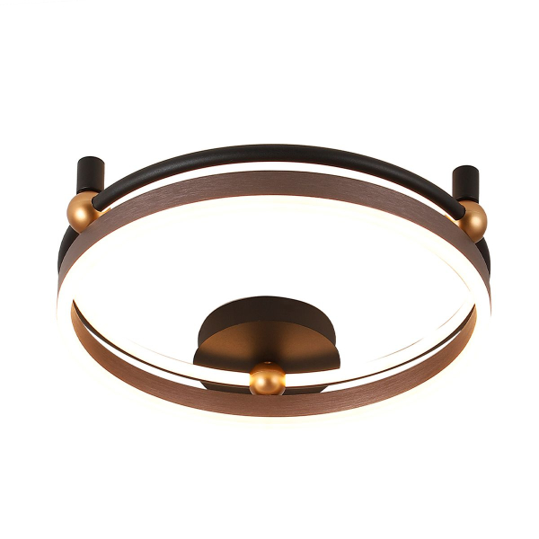 Потолочный светодиодный светильник Crystal Lux Fernando PL48W Led Coffee/Black