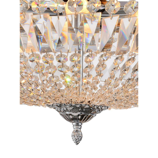 Потолочный светильник Natali Kovaltseva Rococo 81406/6C Chrome Потолочный светильник Natali Kovaltseva Rococo 81406/6C Chrome