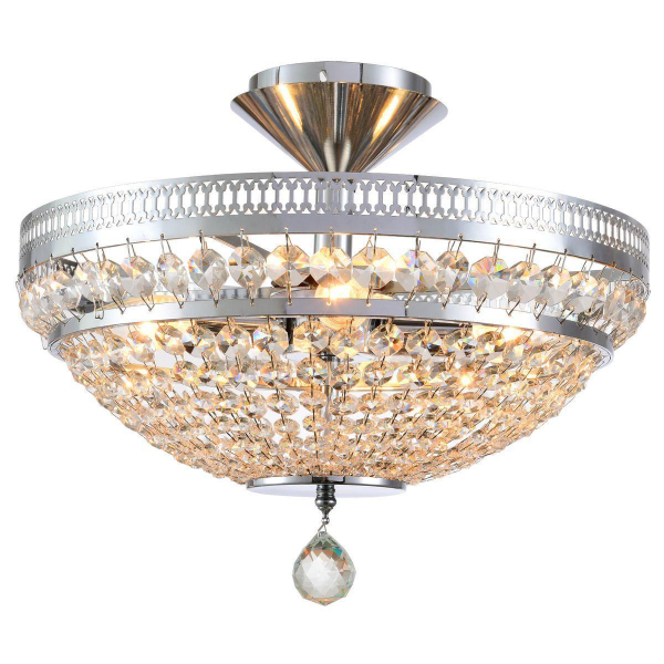 Потолочный светильник Natali Kovaltseva Barocco 81405/4C Chrome Потолочный светильник Natali Kovaltseva Barocco 81405/4C Chrome