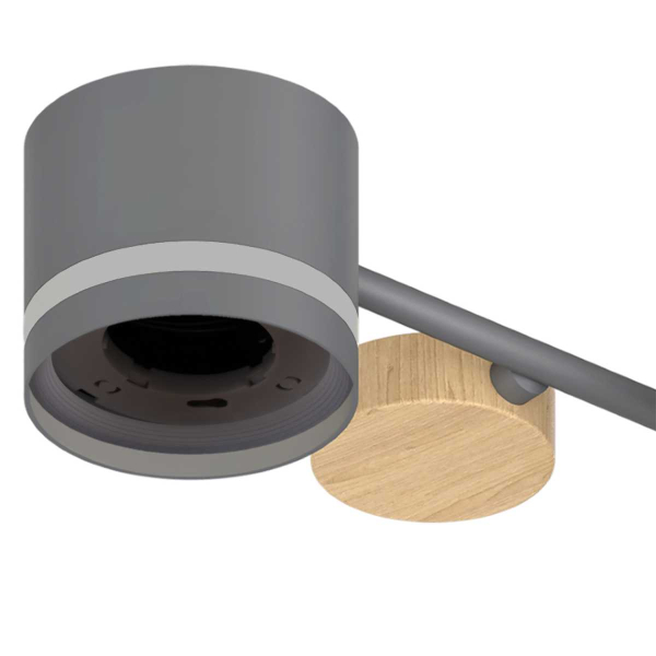 Люстра Reluce 68730-0.3-08 GX53 GREY+WOOD