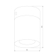 Потолочный светильник TK Lighting 3406 Vico White