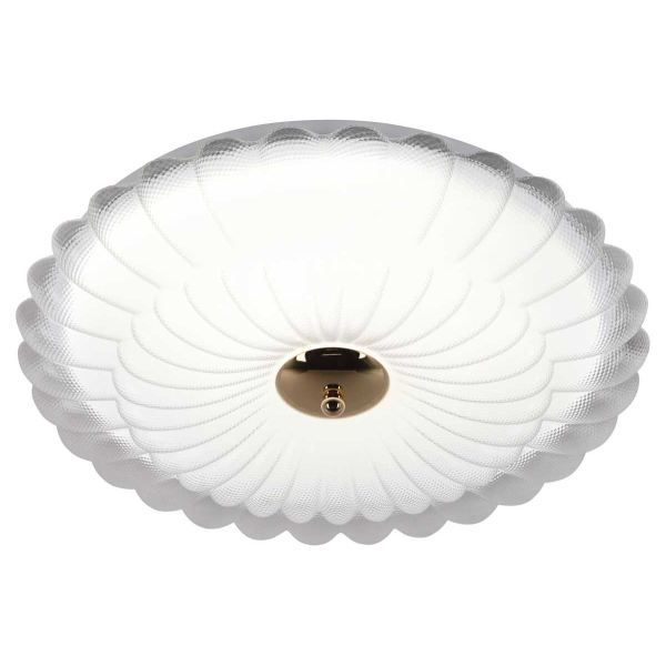 Светильник потолочный светодиодный ЭРА Классик без ДУ SPB-6 Chester 48W-5K WH+GD 5000К белый/золото Б0070191