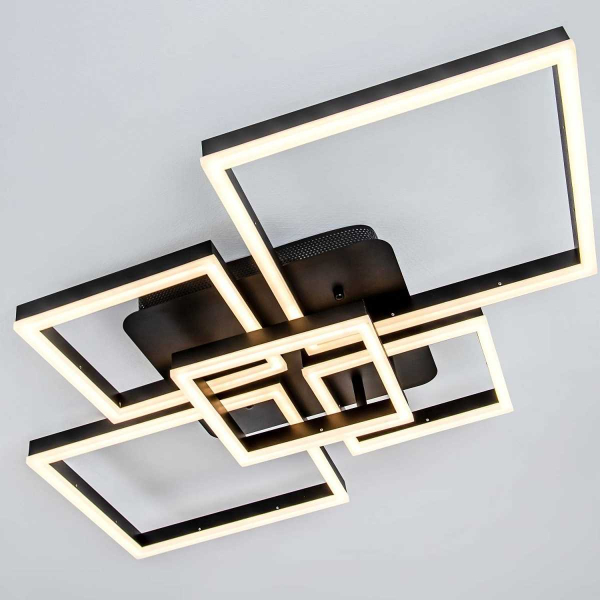 Потолочный cветильник LED4U L11040-5 BK Потолочный cветильник LED4U L11040-5 BK