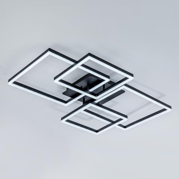 Потолочный cветильник LED4U L11060-4 BK Потолочный cветильник LED4U L11060-4 BK