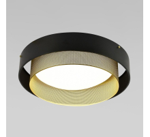 Потолочный светодиодный светильник Eurosvet Imperio 90286/1 черный/золото Smart
