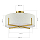 Потолочный светильник Evoluce LINTON SLE3010-302-04