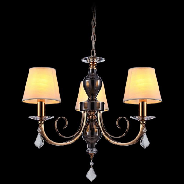 Потолочный светильник ILLUMICO IL5272-3P-27 BK GD Потолочный светильник ILLUMICO IL5272-3P-27 BK GD