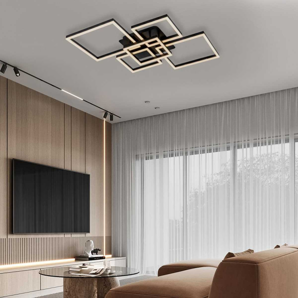 Потолочный cветильник LED4U L11041-5 BK Потолочный cветильник LED4U L11041-5 BK