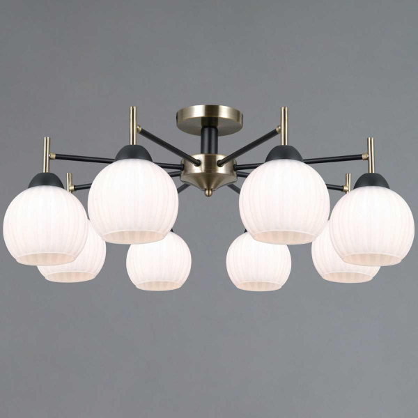 Светильник потолочный Illumico IL0579-8CSQ-25 BK AB TRENTO Светильник потолочный Illumico IL0579-8CSQ-25 BK AB TRENTO