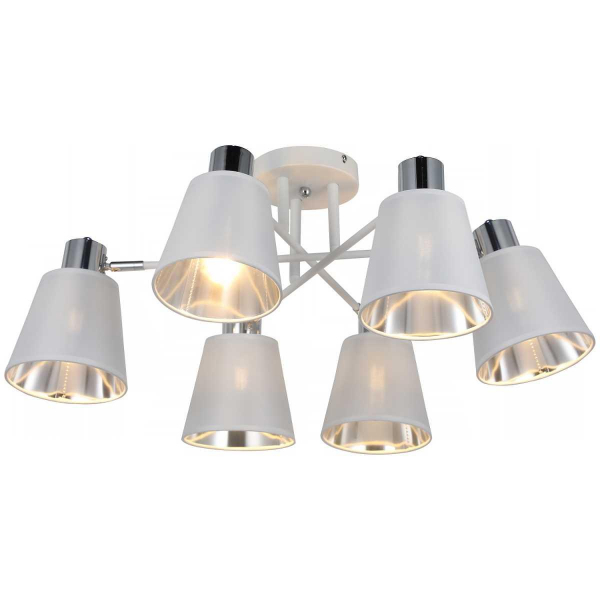 Потолочный светильник ILLUMICO IL6116-6COU-79 WH CR Abelie Потолочный светильник ILLUMICO IL6116-6COU-79 WH CR Abelie