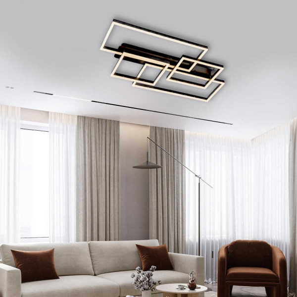 Потолочный cветильник LED4U L11046-4 BK Потолочный cветильник LED4U L11046-4 BK
