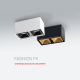 Потолочный светильник Italline FASHION FX1 black + FASHION FXR gold