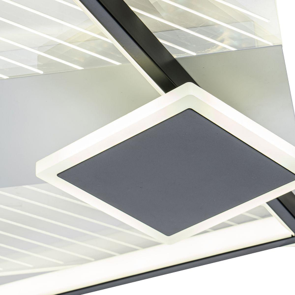 Потолочный светодиодный светильник Escada Concept 10226/3Led Square Потолочный светодиодный светильник Escada Concept 10226/3Led Square