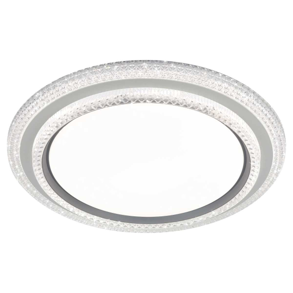 Светильник потолочный светодиодный ЭРА SPB-6 Sunny 86W-3K-6,5K-RC WH+GR с ДУ Б0070185