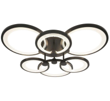 Светильник потолочный светодиодный ЭРА Модерн С ДУ Odry CLL-1-117-RC BK Б0069752