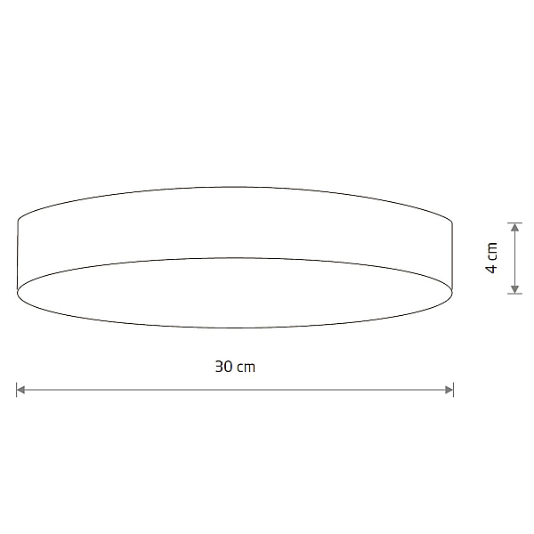 Потолочный cветильник Nowodvorski Lid Round Led Black 10418