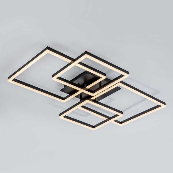 Потолочный cветильник LED4U L11060-4 BK Потолочный cветильник LED4U L11060-4 BK