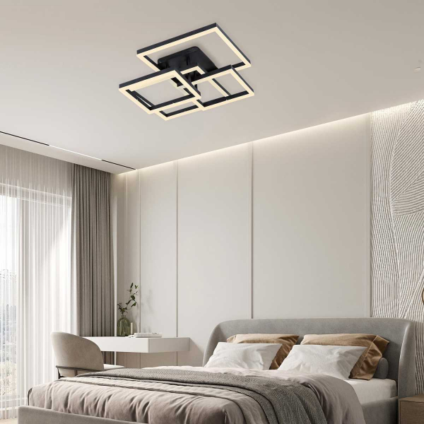 Потолочный светильник LED4U L11015-4 BK Потолочный светильник LED4U L11015-4 BK