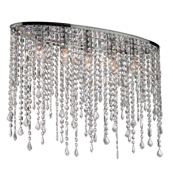 Потолочный светильник Ideal Lux Rain Pl5 Trasparente 008455 Потолочный светильник Ideal Lux Rain Pl5 Trasparente 008455