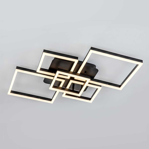 Потолочный cветильник LED4U L11040-5 BK Потолочный cветильник LED4U L11040-5 BK