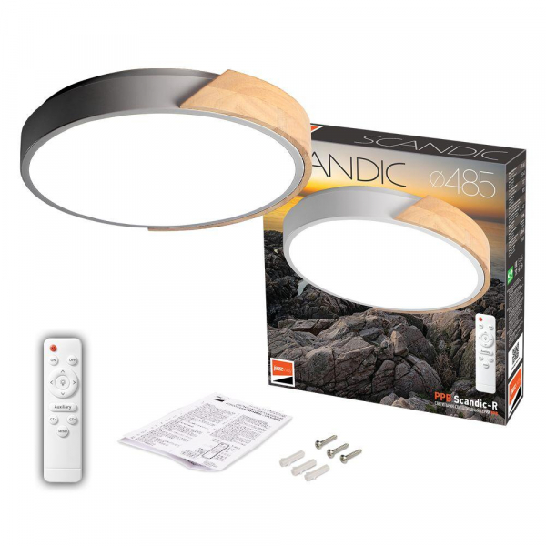 Потолочный светодиодный светильник Jazzway PPB Sсandic-R 5037151 Потолочный светодиодный светильник Jazzway PPB Sсandic-R 5037151