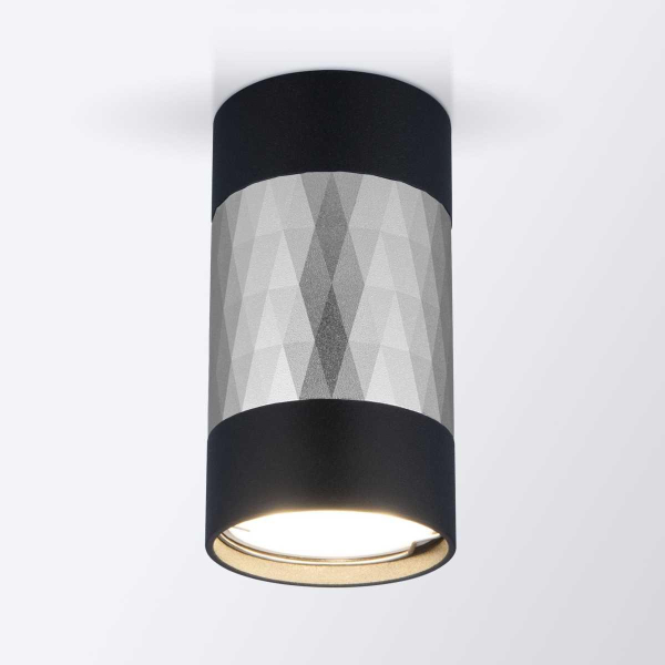 Потолочный светильник Elektrostandard Mizar DLN110 GU10 черный/серебро a047745