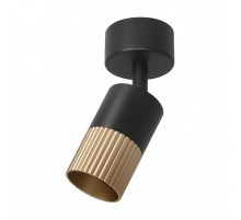 Светильник WOLTA WSL-GU10/S18BG под лампу GU10 Черный / золотой DUO