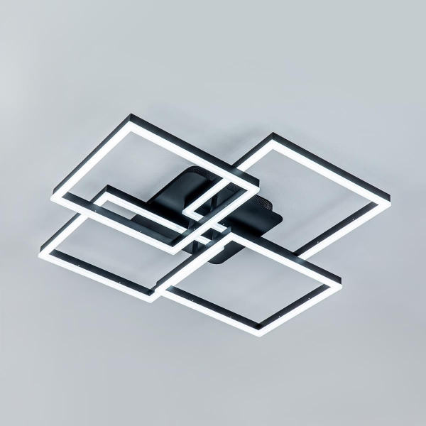 Потолочный cветильник LED4U L11050-4 BK Потолочный cветильник LED4U L11050-4 BK