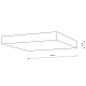 Потолочный cветильник Nowodvorski Lid Square Led White 10432