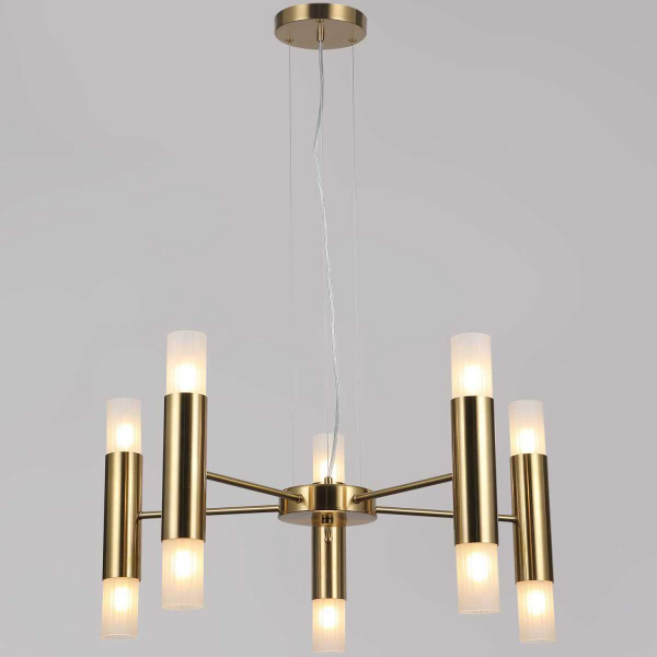 Потолочный светильник ILLUMICO IL0314-10P-79 BRASS Потолочный светильник ILLUMICO IL0314-10P-79 BRASS