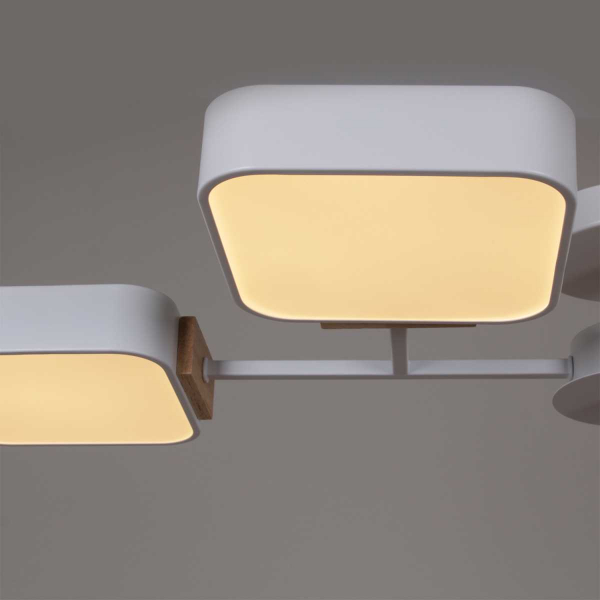 Светильник потолочный Reluce 03363-0.3-04 WH+WOOD Светильник потолочный Reluce 03363-0.3-04 WH+WOOD