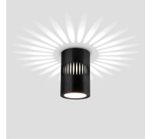 Потолочный светодиодный светильник Elektrostandard DLS026 7W 4200К черный a052837