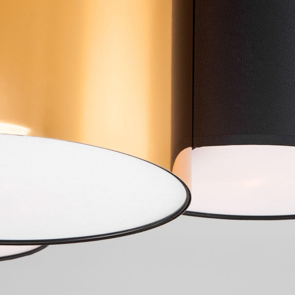 Потолочный светильник TK Lighting 3446 Mona Black/Gold Потолочный светильник TK Lighting 3446 Mona Black/Gold