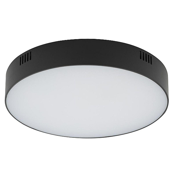 Потолочный cветильник Nowodvorski Lid Round Led Black 10417