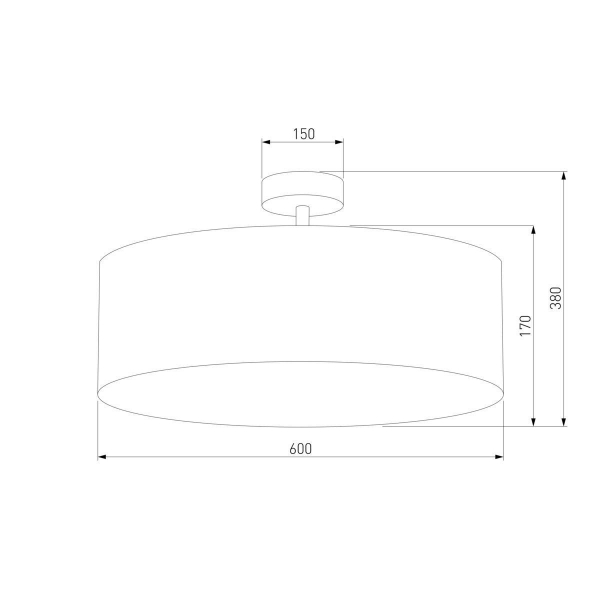 Потолочный светильник TK Lighting 4239 Rondo Graphite Потолочный светильник TK Lighting 4239 Rondo Graphite