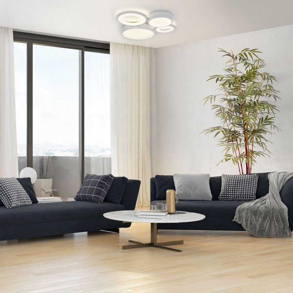 Потолочный светодиодный светильник Escada Streamline 10286/4LED Потолочный светодиодный светильник Escada Streamline 10286/4LED