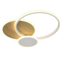 Светильник потолочный светодиодный ЭРА Модерн с ДУ City CLL-1-60-RC WH +Wood Б0069757