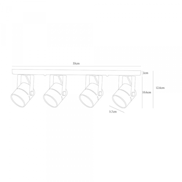 Потолочный светильник Arte Lamp A1311PL-4WH Потолочный светильник Arte Lamp A1311PL-4WH