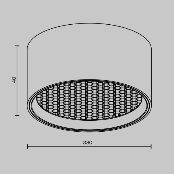 Потолочный светильник Maytoni Technical C122CL-L7-4K-W