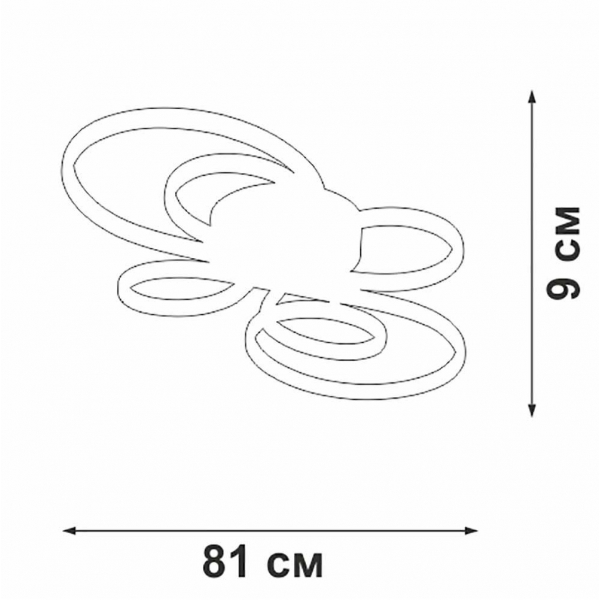 Потолочная люстра Vitaluce V3775-0/2PL Потолочная люстра Vitaluce V3775-0/2PL
