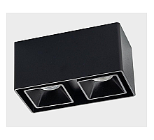 Потолочный светильник Italline FASHION FX2 black + FASHION FXR black - 2шт.