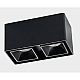 Потолочный светильник Italline FASHION FX2 black + FASHION FXR black - 2шт.